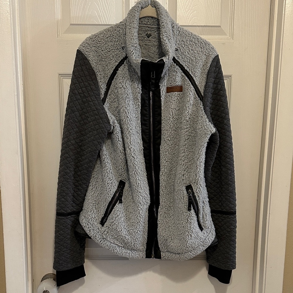 Obermeyer Gray Stella Fleece Jacket ⛷️ ❤️ Luxury Find